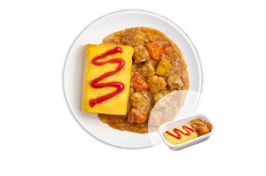 咖哩豬肉蛋包飯